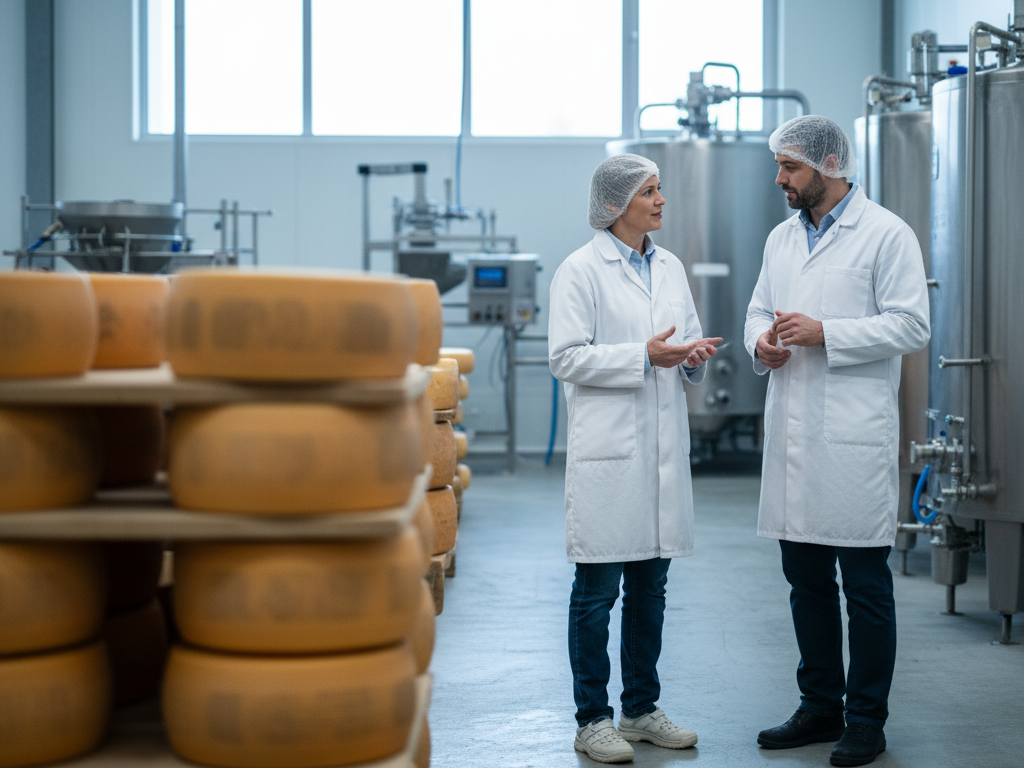 Nahrungsmittelindustrie Produktionshalle