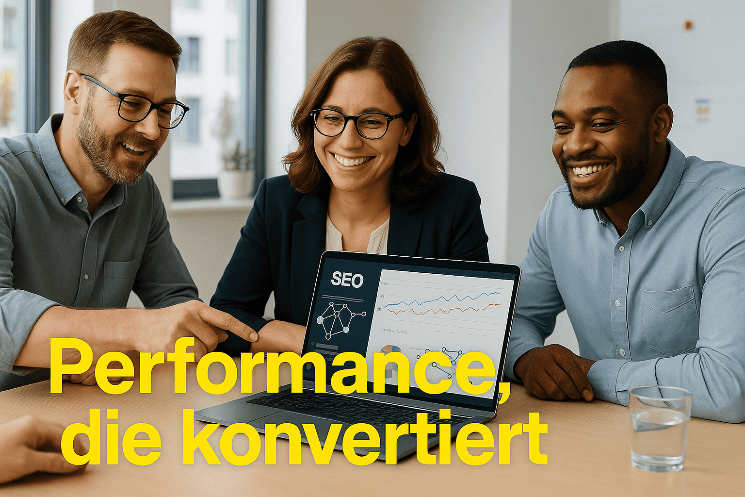 Performance, die konvertiert. Performance die konvertiert
